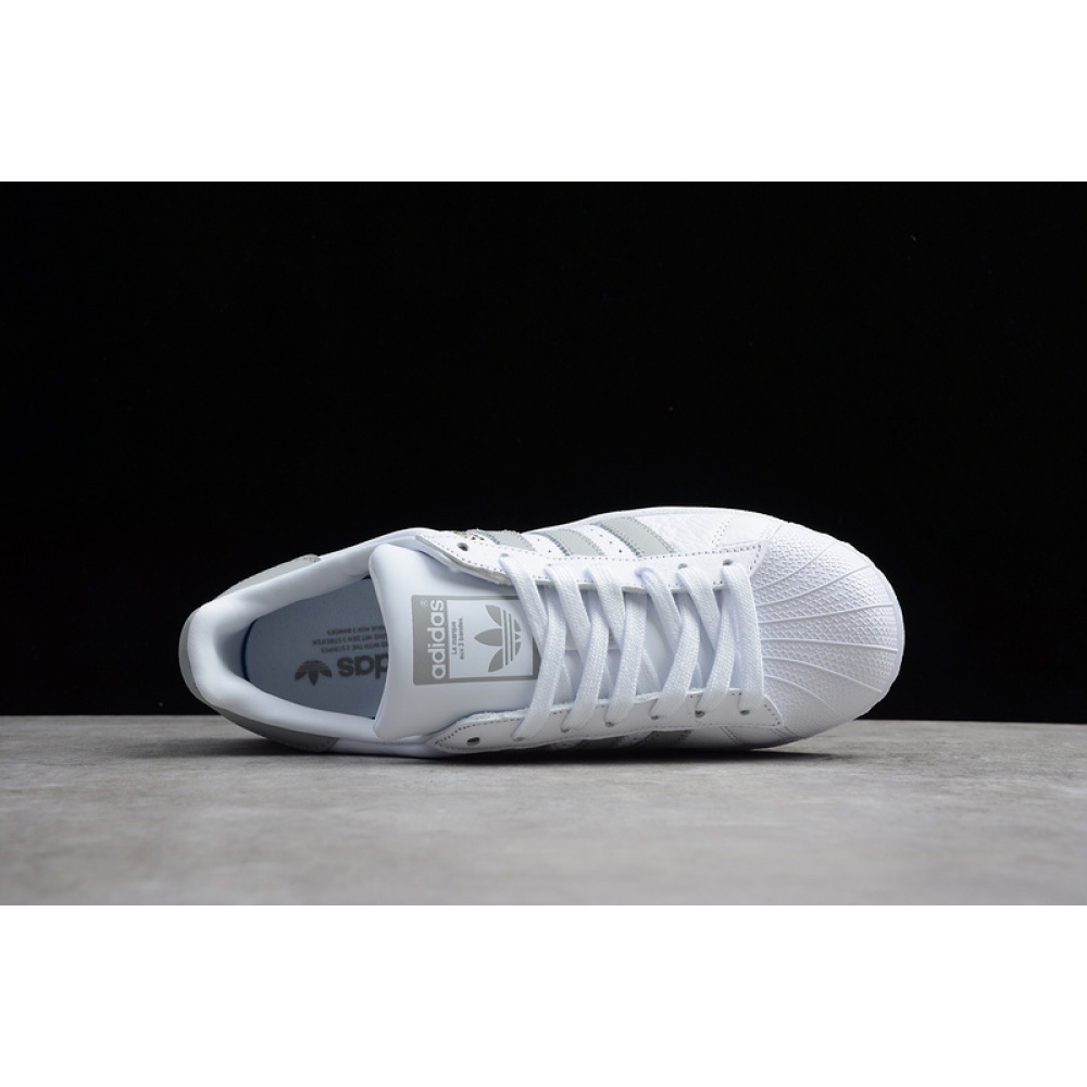 ADIDAS SUPERSTAR SHOES CLOUD WHITE/GREY