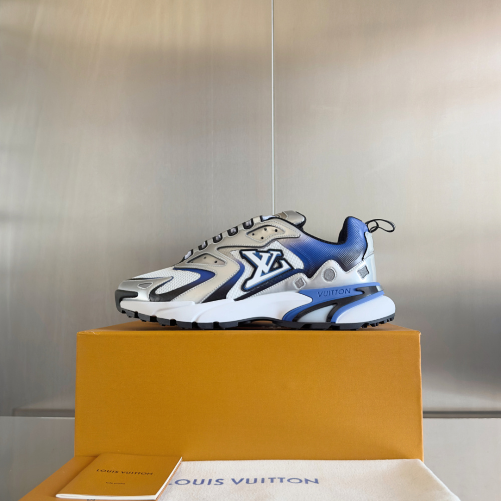 Tênis Louis Vuitton Runner Tatic Azul