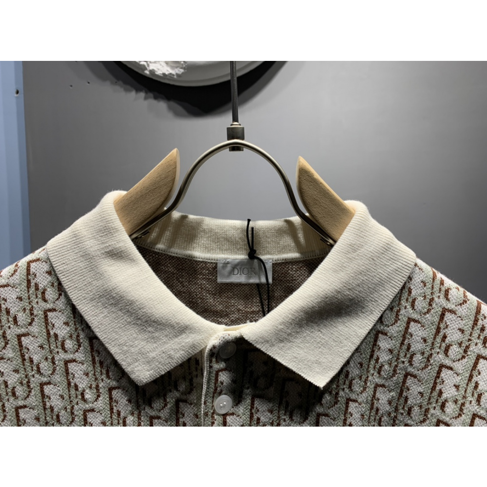 Camisa Polo de Algodão Oblique Bege