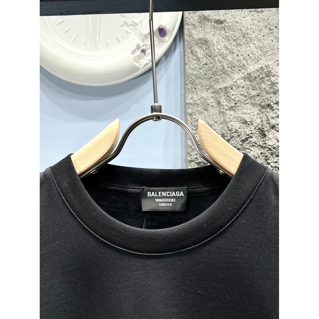Camiseta de Algodão Balenciaga com estampa VOGUE Preta