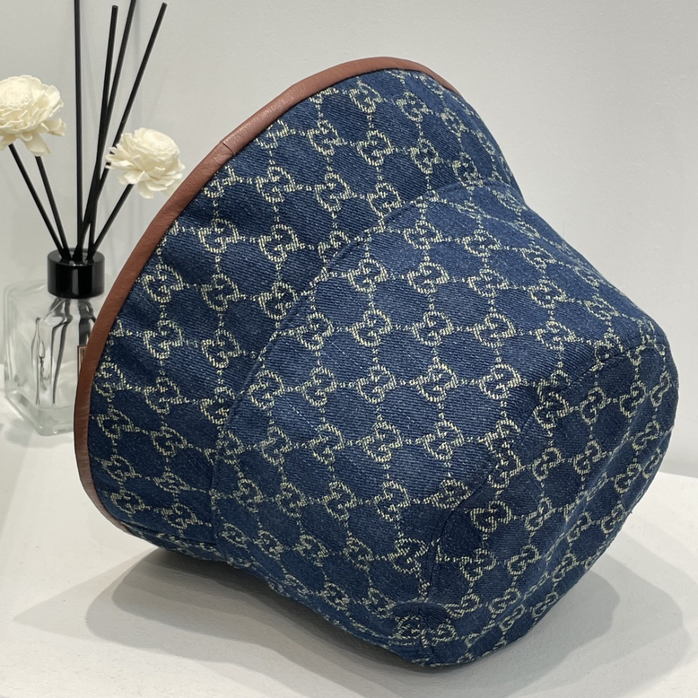 Bucket Gucci GG Canvas Azul