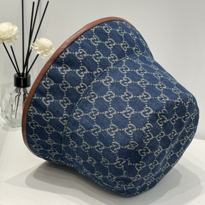Bucket Gucci GG Canvas Azul