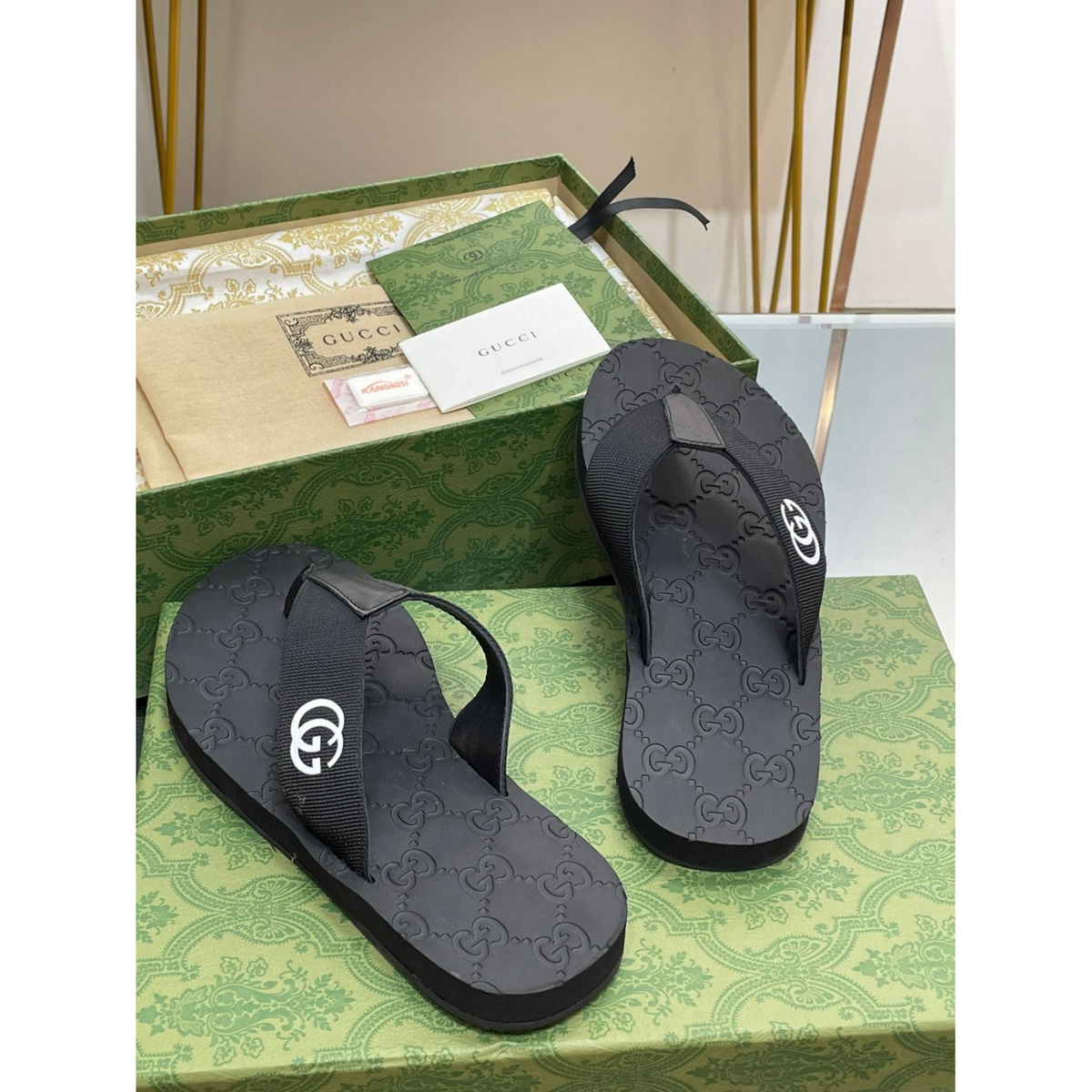 Gucci Chinelo Preto