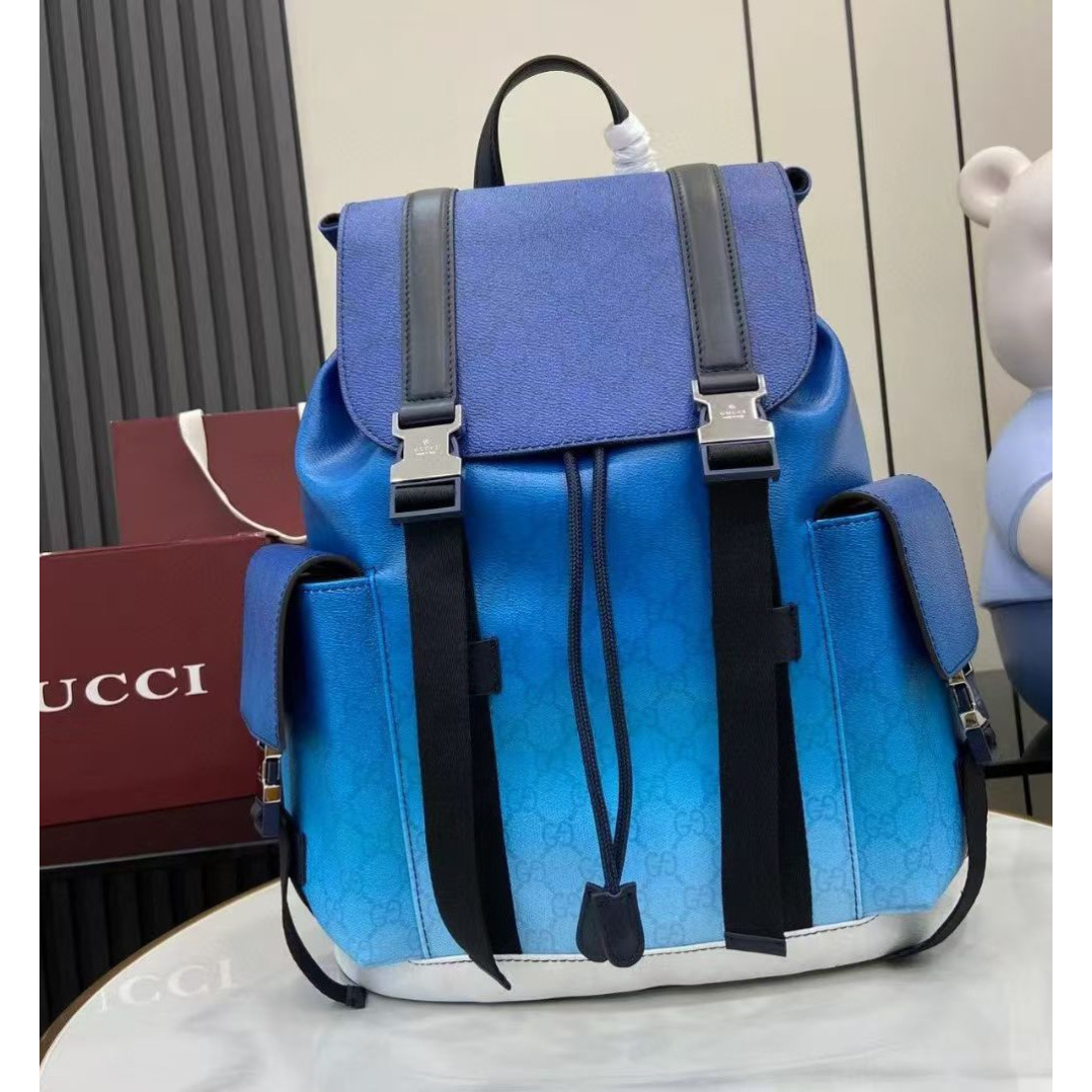 Mochila Gucci Chroma Azul 35x46x12cm