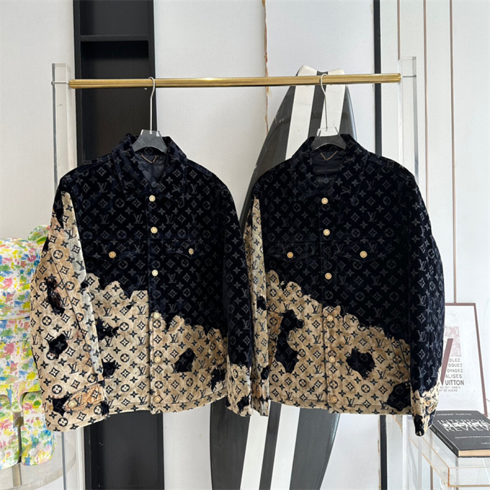 Conjunto Louis Vuitton LV Jaqueta e Calça Jeans Monogram Denin