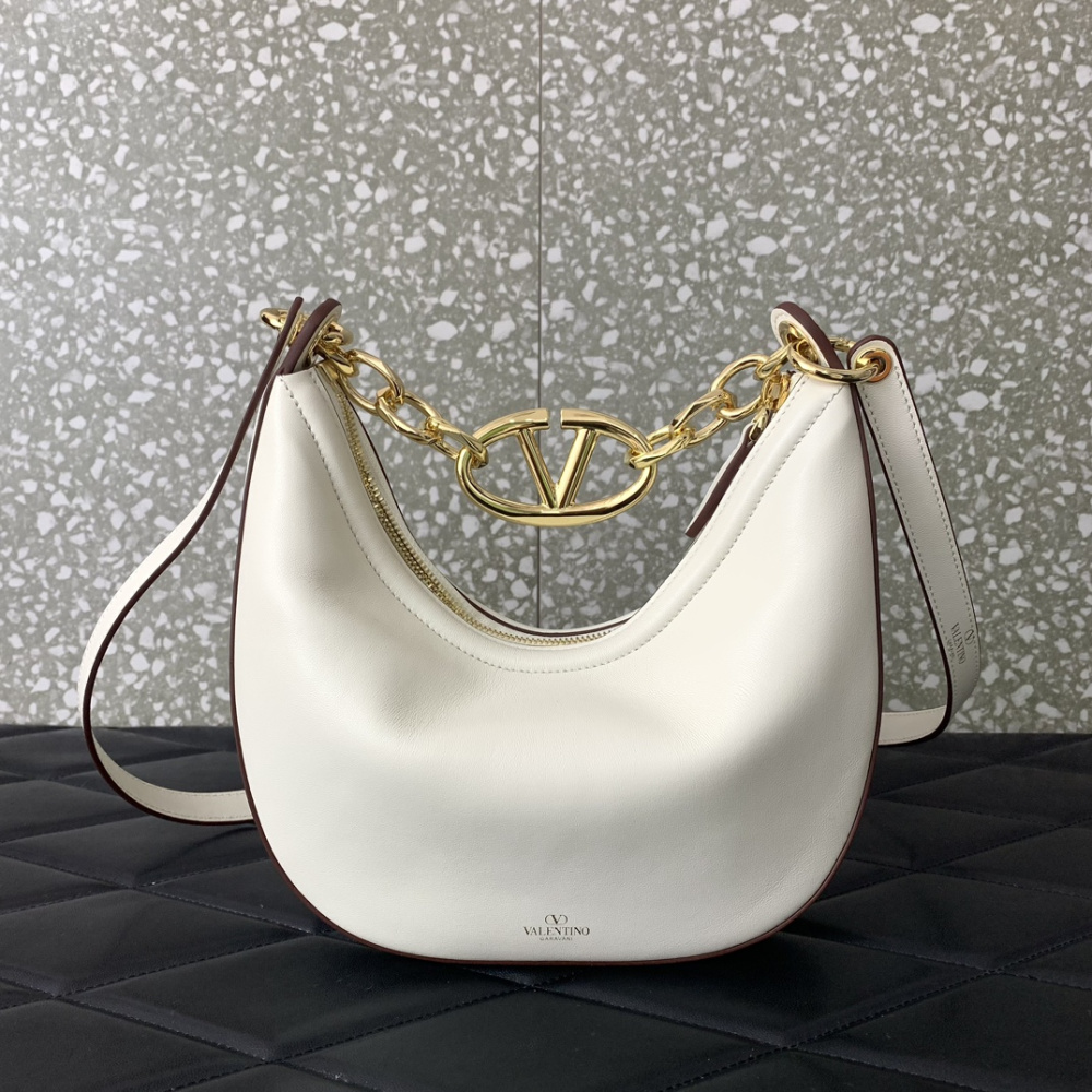 Bolsa Valentino Garavani Tiracolo VLogo Moon pequena 20x23x8cm  (Off White e outras cores)