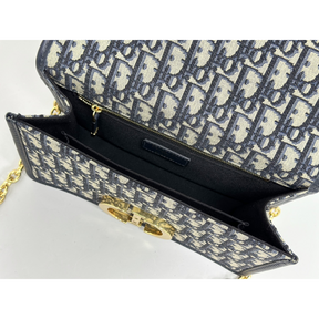 Bolsa Dior Montaigne Jacquard Obliquo 25x16,5x9cm (2 cores)