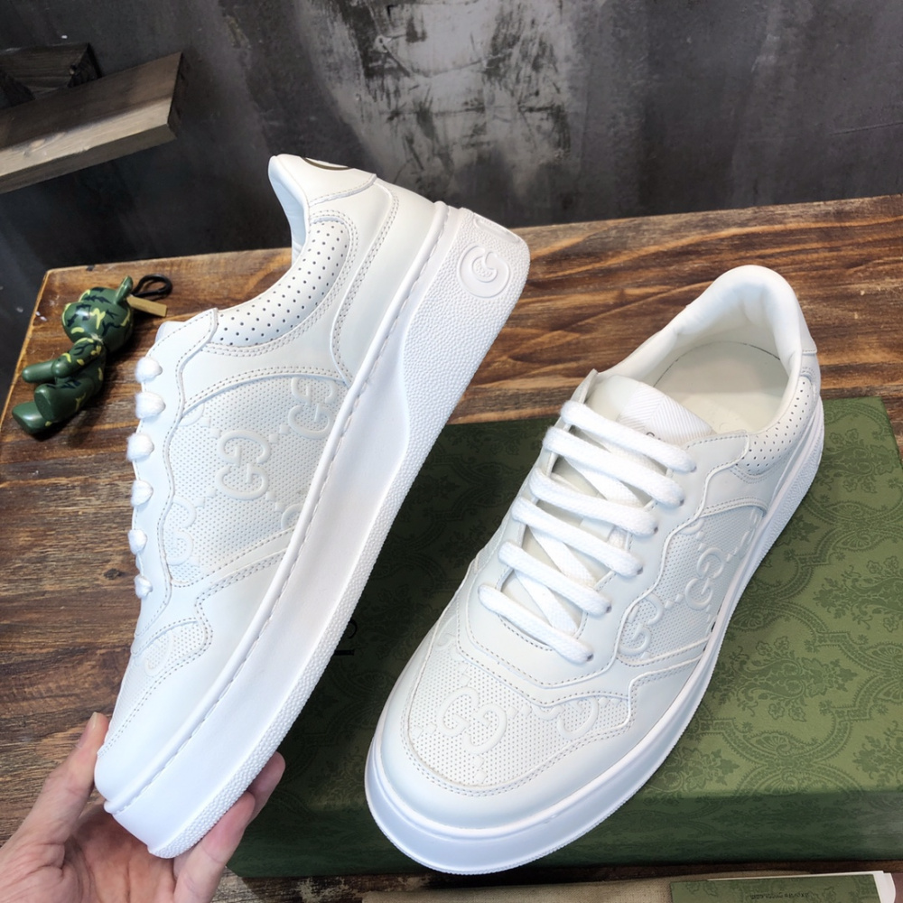 Gucci Sneaker GG Supreme Couro Branco