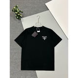 Camisa Prada em algodão com Bordado Prada Preta