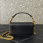 Bolsa Valentino Garavani Tiracolo AllTime de Couro 13x7x4.5cm (Preta e outras cores)