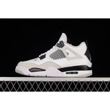 AIR JORDAN 4 RETRO MILITARY BLACK WHITE/BLACK-NEUTRAL GREY