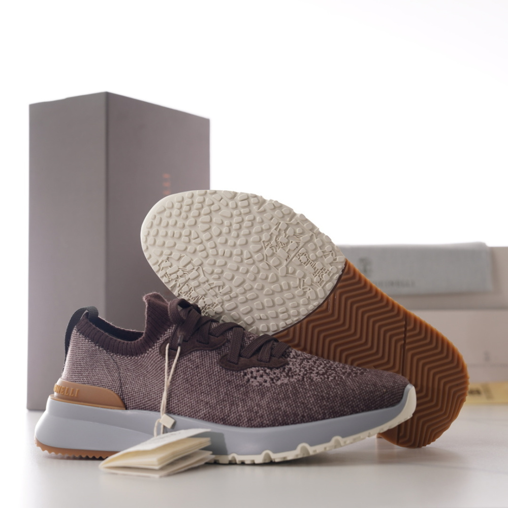 Brunello Cucinelli Tênis Marrom