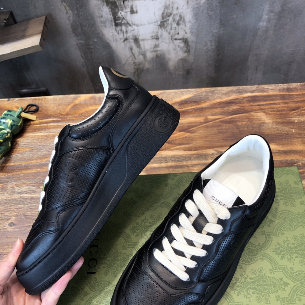 Gucci Sneaker GG Supreme Couro Preto