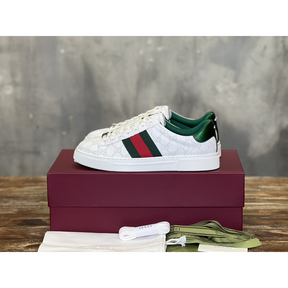 Gucci Sneaker Ace With Web Branco
