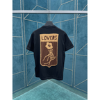 Camiseta de Algodão Louis Vuitton Clássico Baú Louis Vuitton