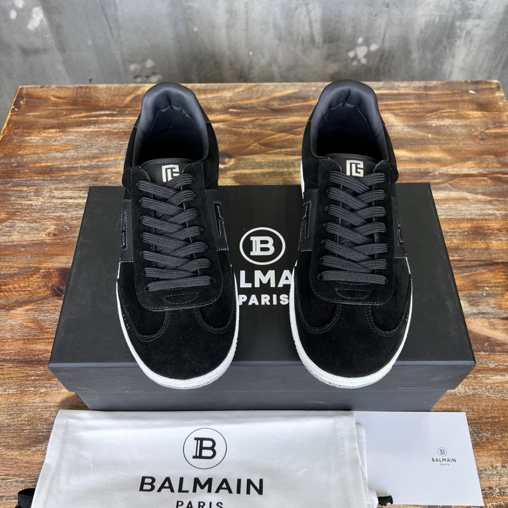 Balmain Tênis Swan Preto