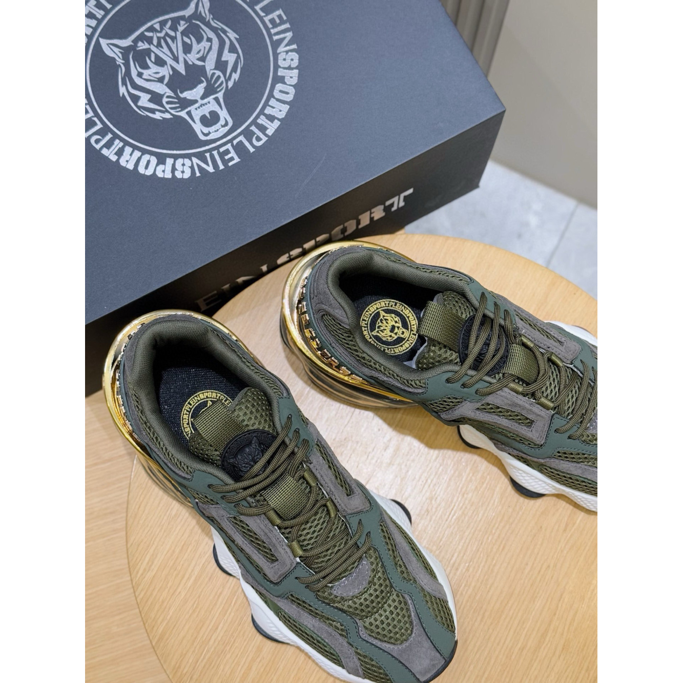 Philipp Plein Sport Tênis Runner PS Thunder Mix Verde