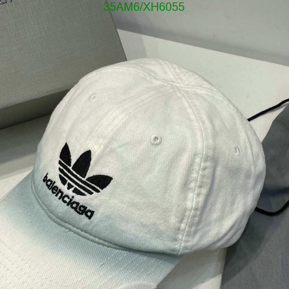 Boné Balenciaga x Adidas Branco