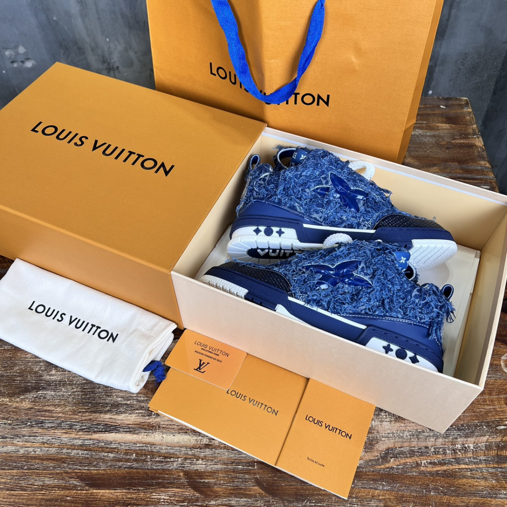 Tênis Louis Vuitton LV Skate Azul