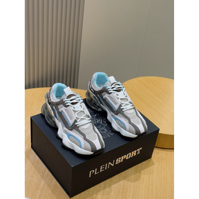 Philipp Plein Sport Tênis Runner PS Thunder Mix Azul