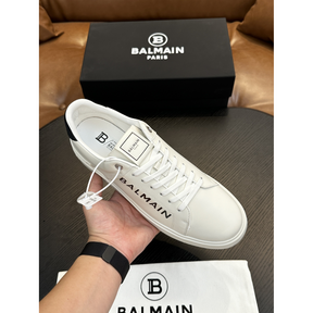 Tênis Balmain B-Court Branco/Preto