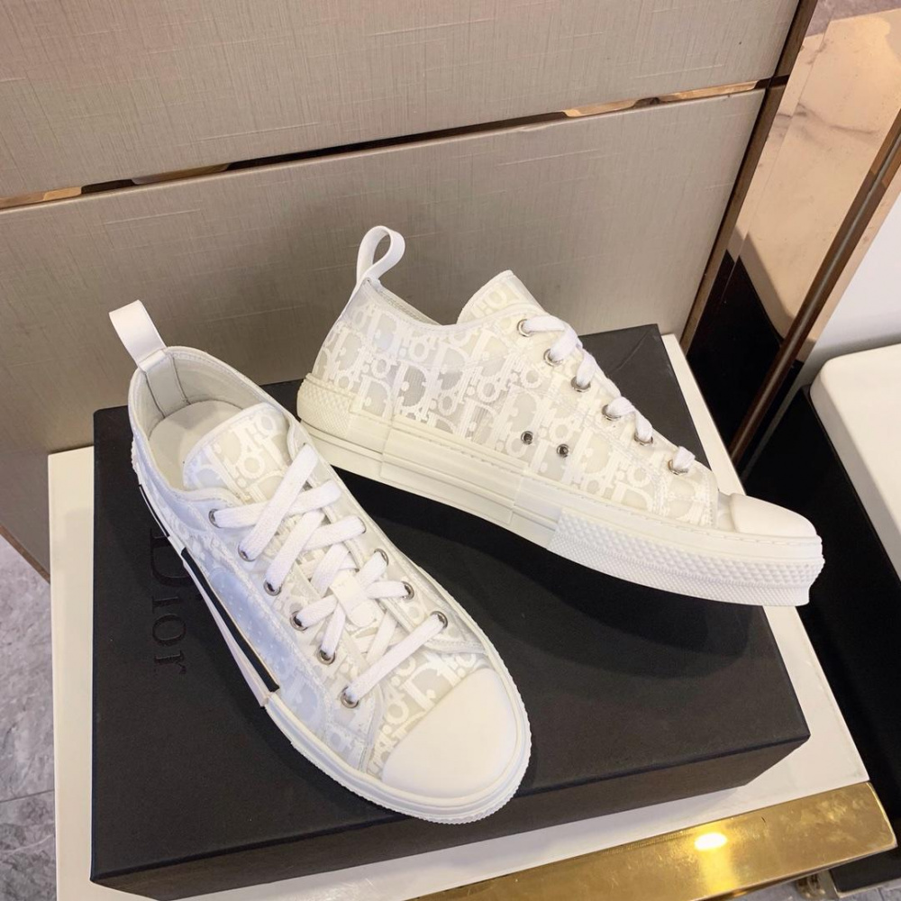 Dior Tênis Cano Baixo Branco
