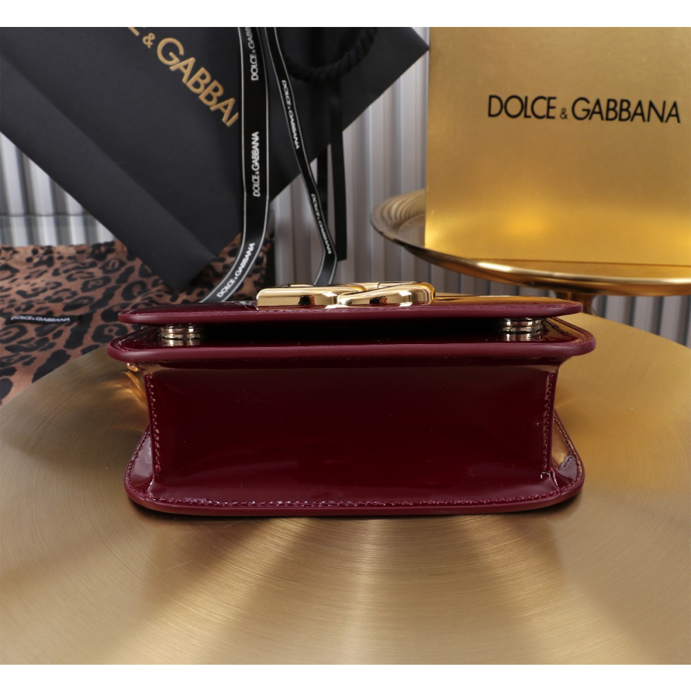 Bolsa Dolce & Gabbana Transversal 11x19x5cm (3 cores) Couro Escovado (Brilhoso)
