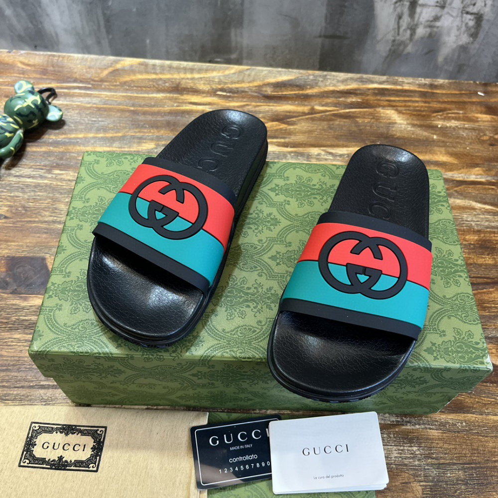 Gucci Slide Preta Baixa