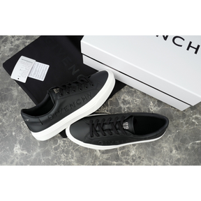 Tênis Givenchy Black/White City Embossed Court