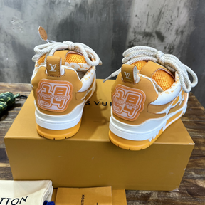 Tênis Louis Vuitton LV Skate Laranja