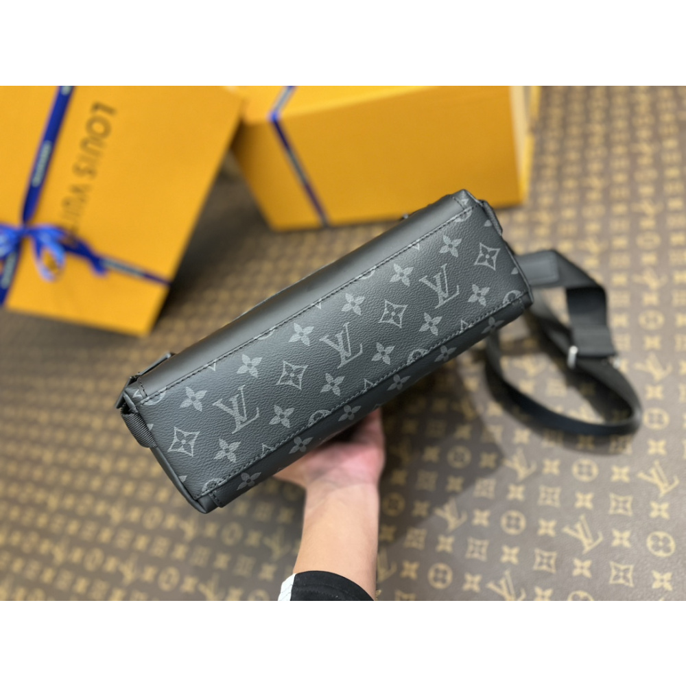 Bolsa Tiracolo Louis Vuitton Messenger Voyager Eclipse 33x22.5x11cm