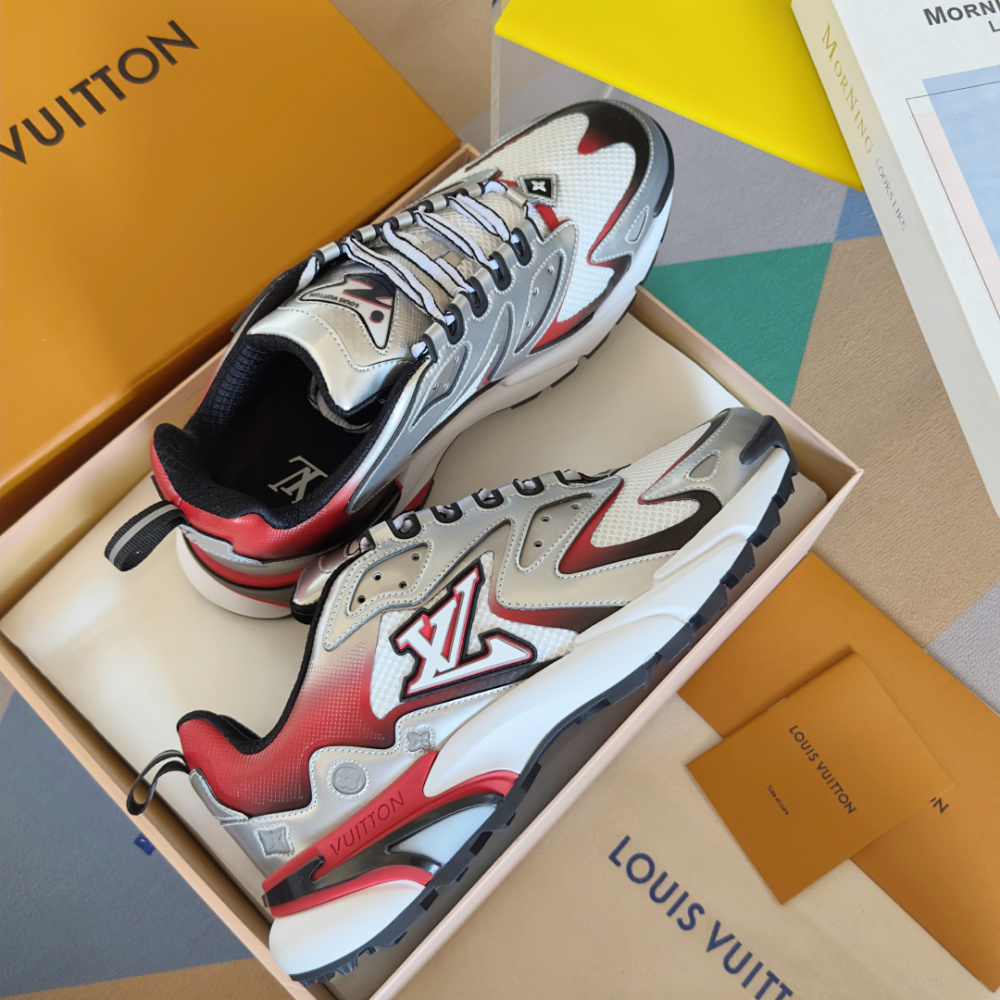 Tênis Louis Vuitton Runner Tatic Vermelho