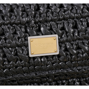 Bolsa Dolce & Gabbana Tote Elongated Sicily (2 tamanhos) Preto