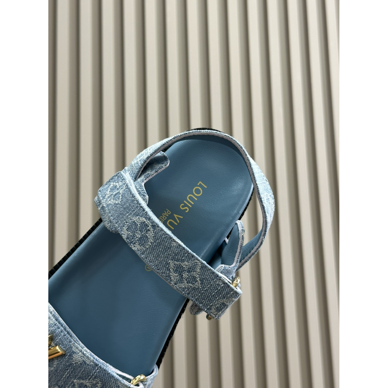 Sandália Louis Vuitton Mule LV Sunset Jean Monogram