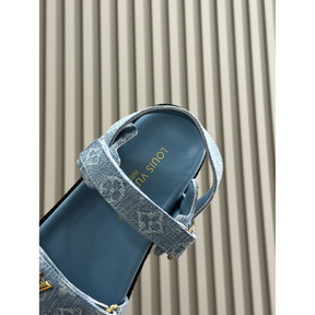 Sandália Louis Vuitton Mule LV Sunset Jean Monogram