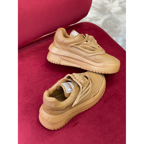 Tênis Versace Cano Baixo Odissea Marrom