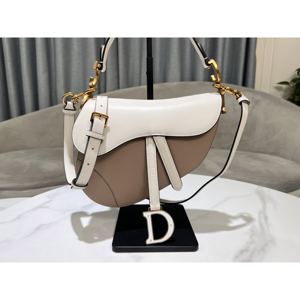 Bolsa Dior Saddle Mini Bicolor 19x15x6cm (2 cores)