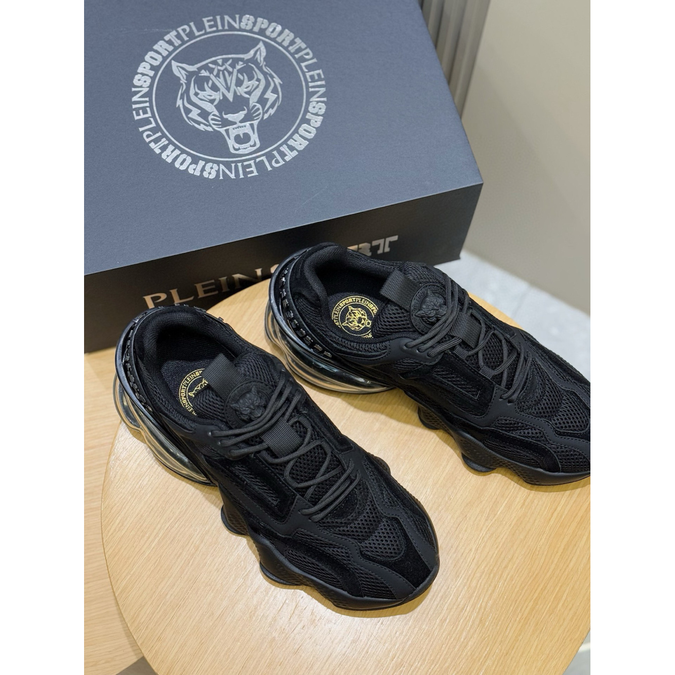 Philipp Plein Sport Tênis Runner PS Thunder Mix Preto