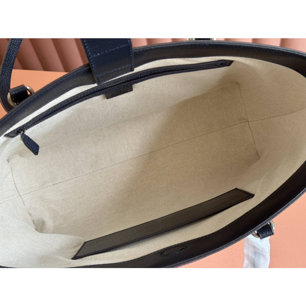 Bolsa Gucci Tote Ophidia GG Preta 38x28x14cm