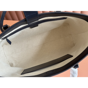 Bolsa Gucci Tote Ophidia GG Preta 38x28x14cm