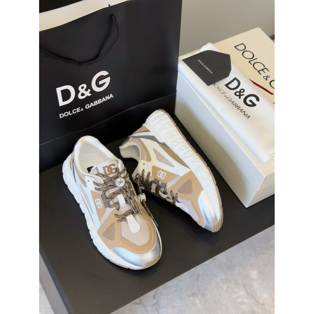 TÊNIS DOLCE & GABBANA Chunky Bege