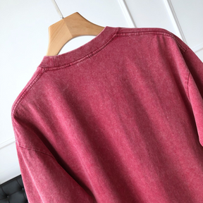 Camiseta Gucci com Placa de Logo Bordô