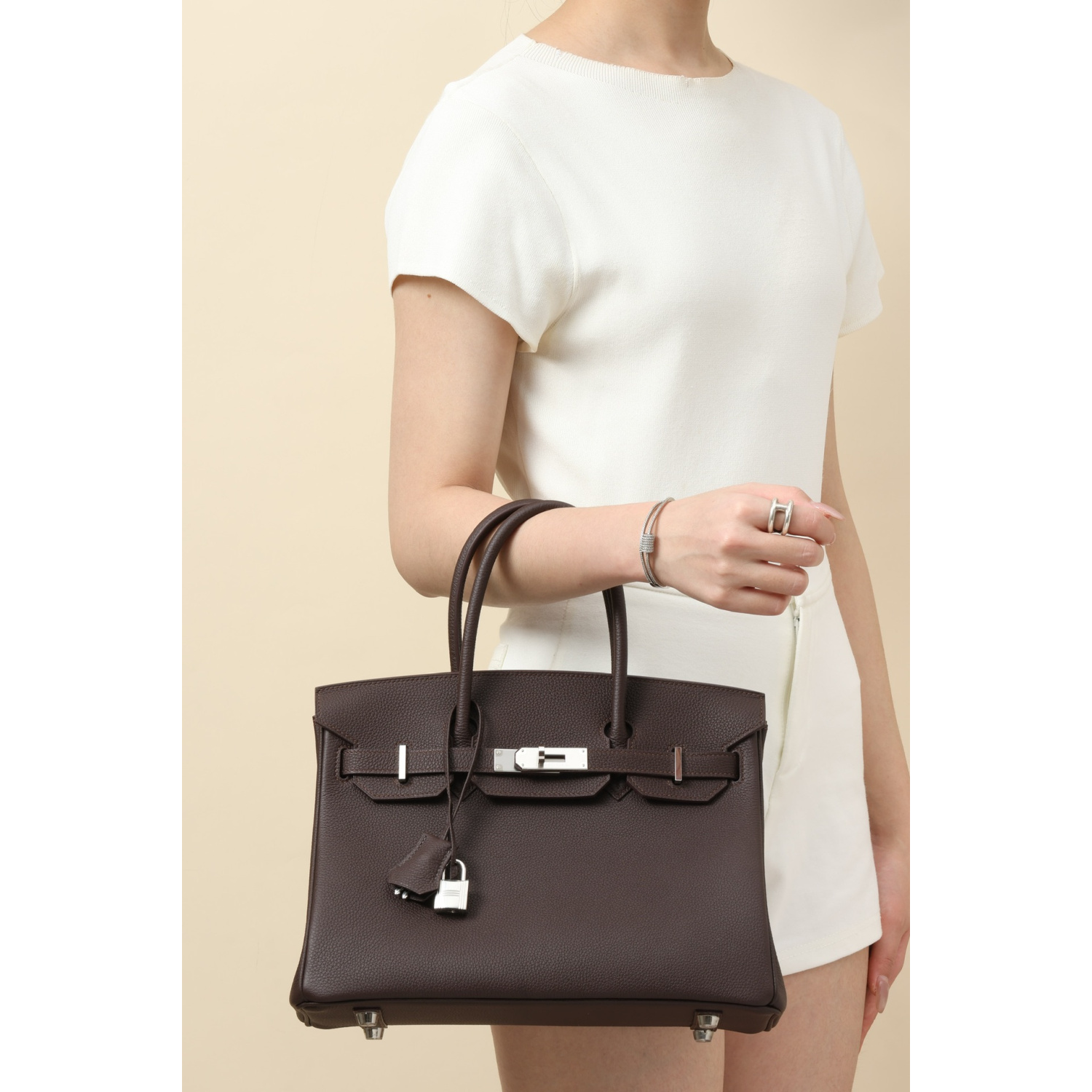 Bolsa Hermès Birkin 30x23x15cm (2 cores)