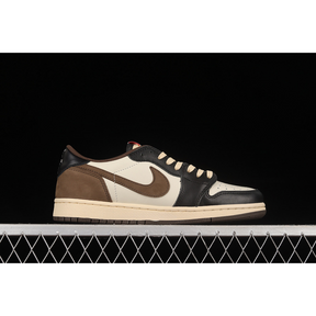 TRAVIS SCOTT X AIR JORDAN 1 LOW BROWN/WHITE