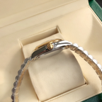 Rolex Datejust Prata/Dourado/Branco