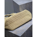 Bolsa Saint Laurent YSL Tote em Ráfia 41x50×43×17cm