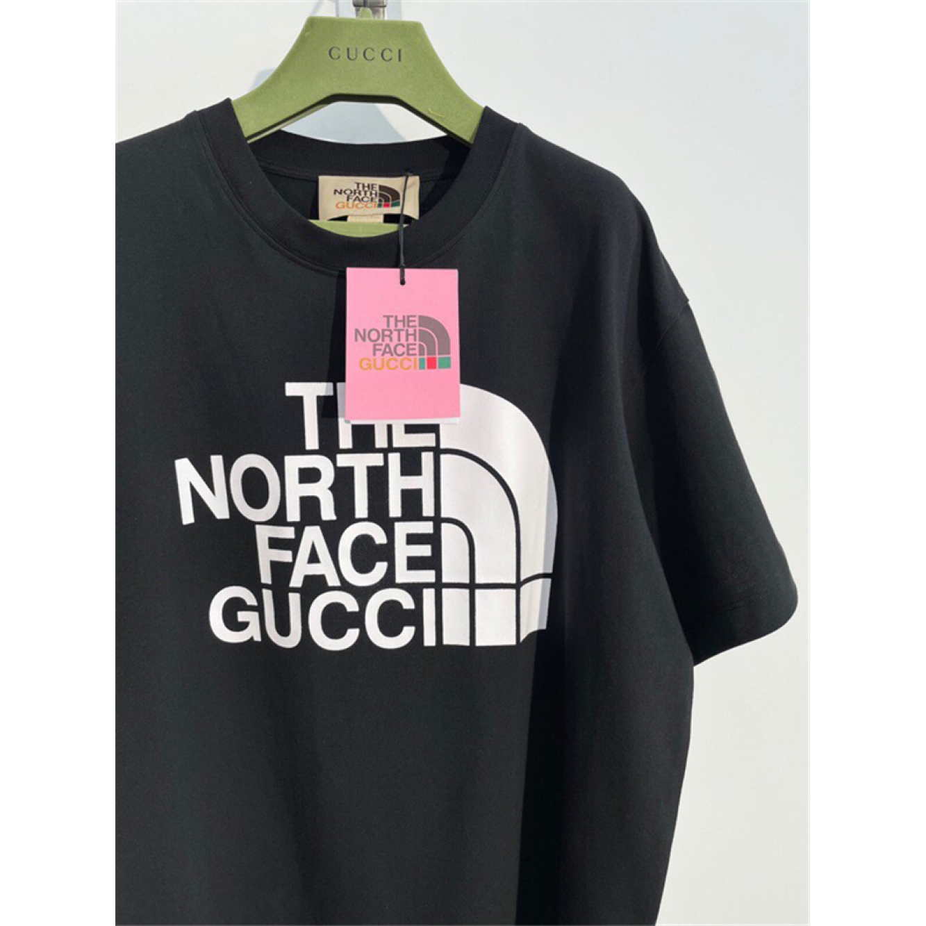 Camiseta em algodão The North Face Gucci Preta