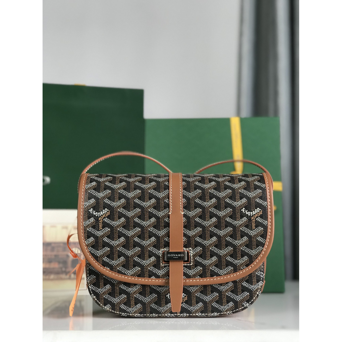 Bolsa Goyard Belvedere PM 21x16x6cm (três cores)