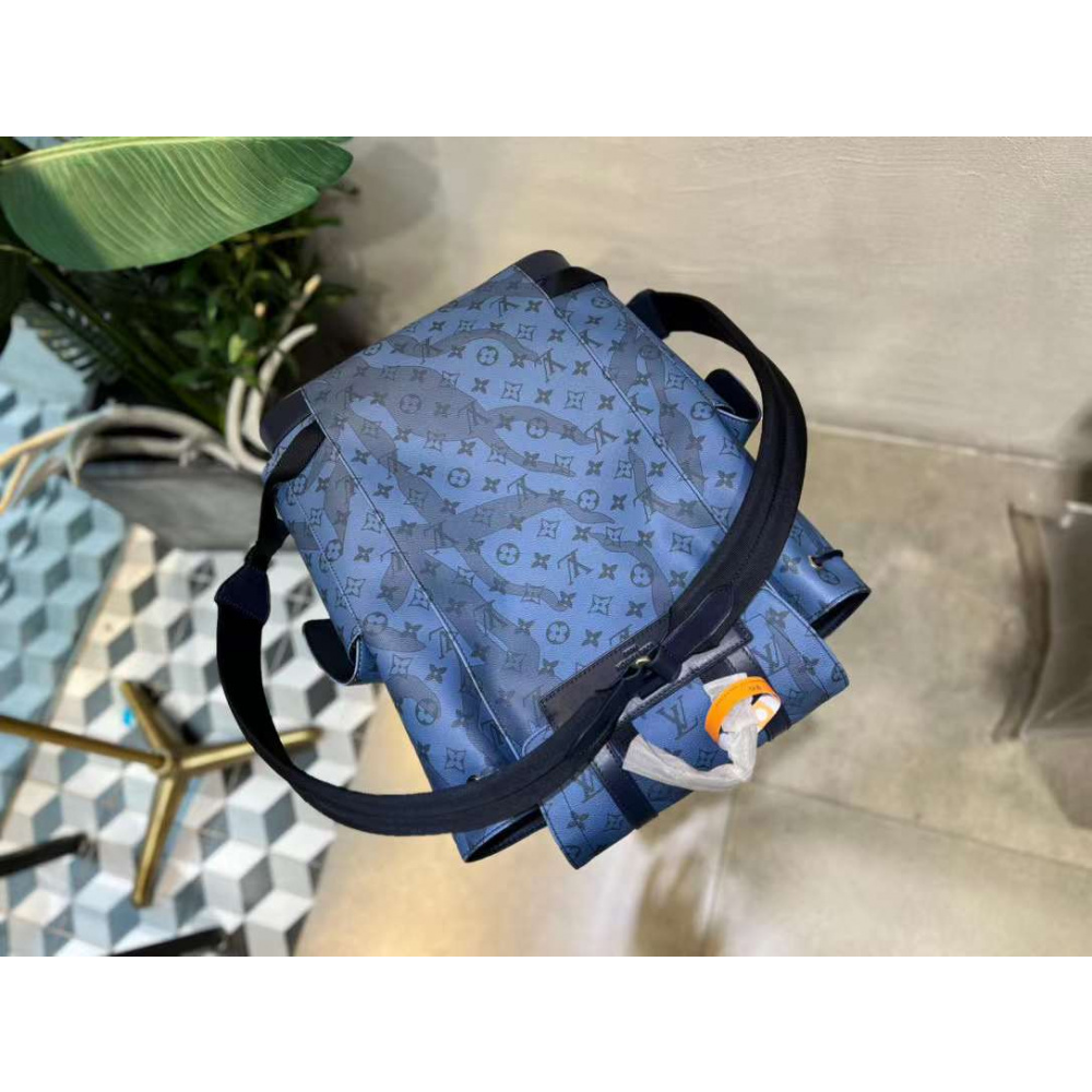 Mochila Louis Vuitton Christopher Blue