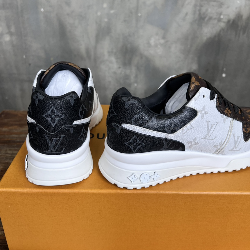 Louis Vuitton Tênis Run Away Tricolor/Canvas Monogram